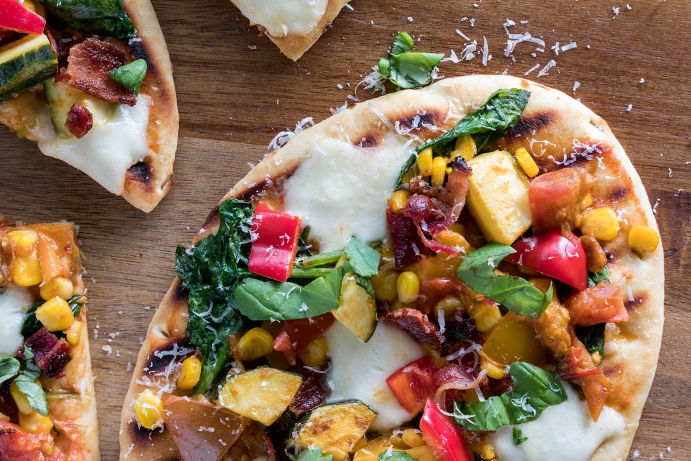 Grilled Garden Pizza