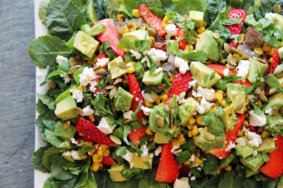 Strawberry Kale Salad