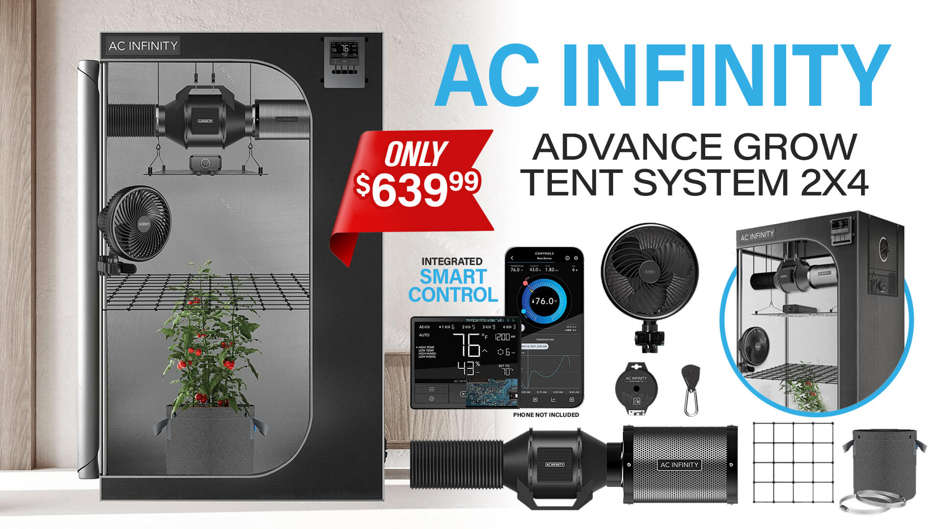 AC Infinity Advance Grow tent system