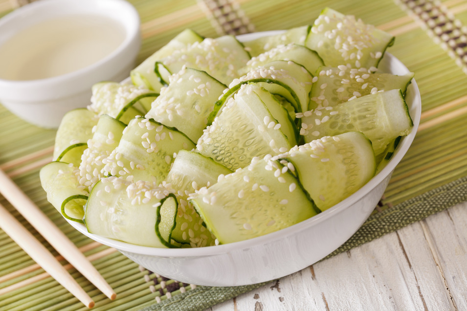 Sesame-Ginger Cucumber Salad